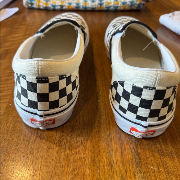 Vans Pro Black and White Checkered Slip-On Sneakers - Picture 2 of 6